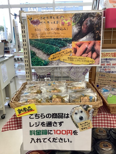 犬用干し芋を販売しています あそしえいろいろ