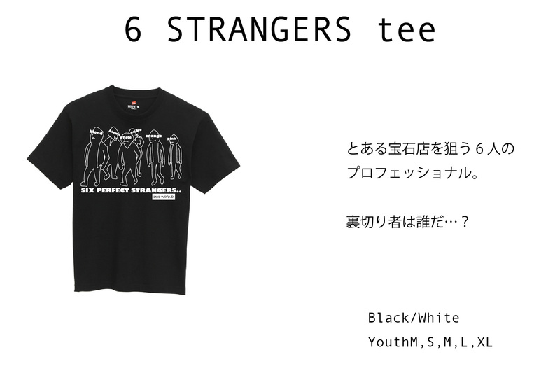 商品説明タグ_6 STRANGERS tee