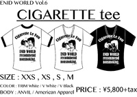 CIGARETTE tee 2014/02/05 12:00:00