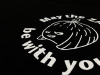 NOT STAFF TEE Black 生地
