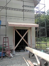 ポーチ屋根！ 2011/05/13 17:50:16