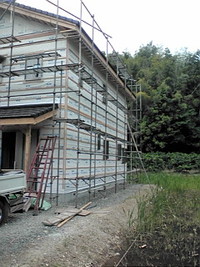 外壁下地！ 2011/05/26 17:12:17