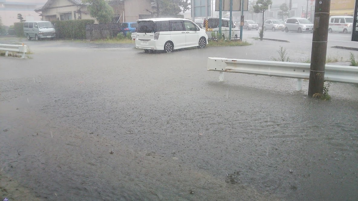 ゲリラ豪雨in浜松。浸水・・・？