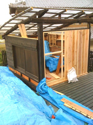 夢の小屋作ってます！！　その27