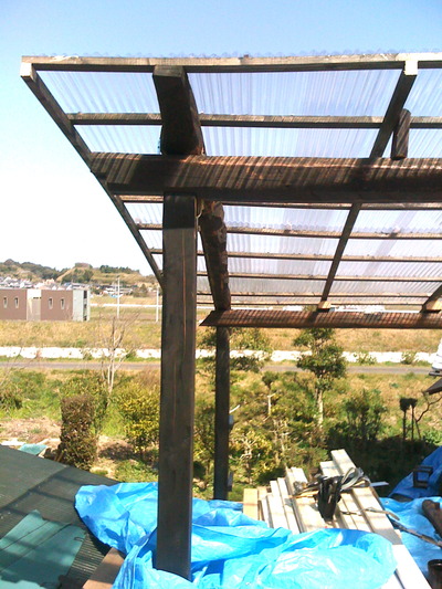 夢の小屋作ってます！！　その17