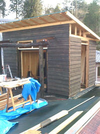 夢の小屋作ってます！！　その18 2010/03/17 22:25:48