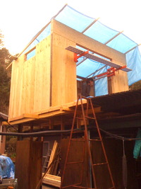 夢の小屋造ってます！！その8 2010/02/25 22:43:31