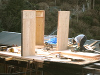 夢の小屋造ってます！！その7 2010/02/24 22:56:43