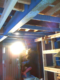 夢の小屋作ってます！！その30 2010/04/13 00:00:09