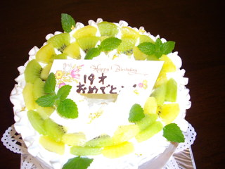 風華　「お誕生日ケーキ」。。。