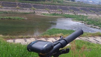 息子とサイクリング