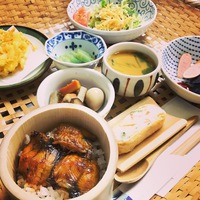 ８月の竹籠御膳