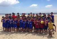 ラグーナ蒲郡で小学生ビーチサッカークリニックが開催されました！ 2016/08/20 17:17:00