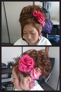 花火大会 ヘアセット 2013/08/14 12:05:22
