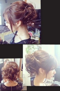 結婚式 ヘアセット 2014/01/08 12:07:05