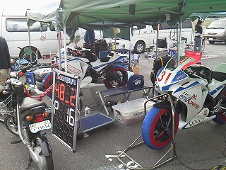 ＣＢＲ２５０Ｒカップの結果です