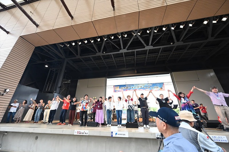 フィナーレは「落陽」第一回浜名湖フォークフェスティバル
