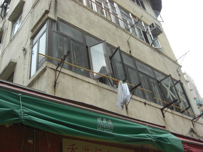 香港市街地を歩く（建築現場編）