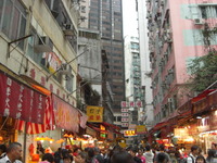 香港市街地を歩く（市場の野菜編）