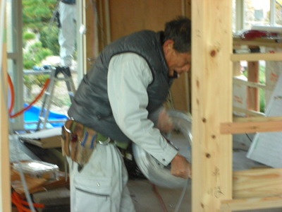 お店にエアコンが設置されました！