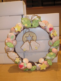 クッキーのクリスマスリース 2013/12/21 14:07:12
