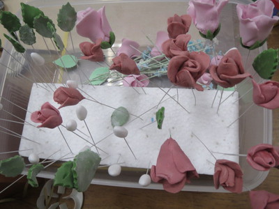 花博作品製作追い込みです