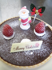 生チョコタルトのクリスマスケーキ 2014/12/06 09:45:15