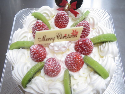 チーズケーキ　クリスマス