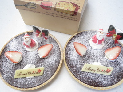 クリスマス　チョコケーキ