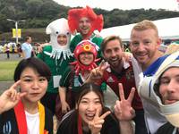 ラグビーW杯日本対アイルランド戦会場でも活躍！【浜松英会話アカデミー】 2019/09/28 17:32:57