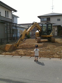 本日の息子その２☆収穫☆ 2013/06/17 21:32:58
