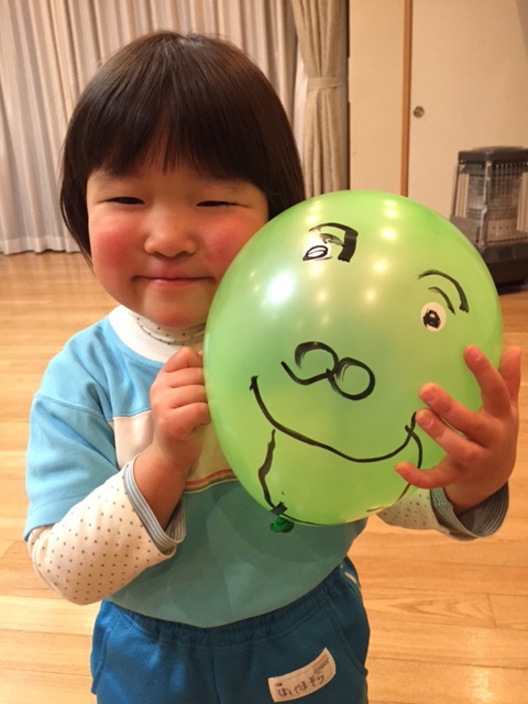 風船ってたのしいねぇ♪