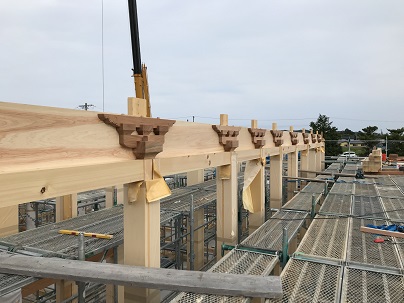 本堂建て方