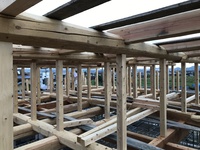 本堂建て方２ 2020/09/06 15:27:18