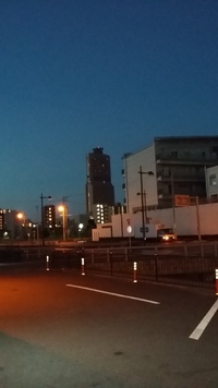 今朝の浜松市アクトタワー！ 2015/10/18 05:34:09