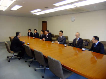 浜松市長への新任挨拶表敬訪問