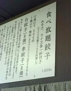 本日ＯＰＥＮ！餃子専門店で食べ放題！