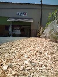 竹チップを敷設しました。