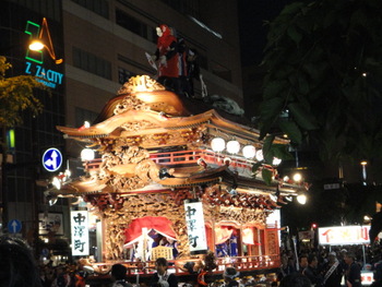 浜松祭り最終日
