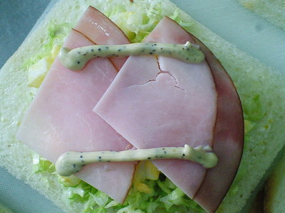 サンドイッチの風景。