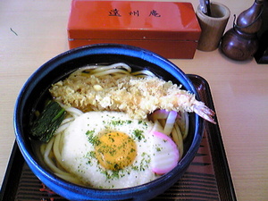 お昼はさっぱり。