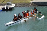 浜名湖にアウトリガーカヤック登場！ 2010/04/17 12:14:16