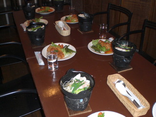 新入社員研修のご夕食を作りました