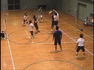 スパイク決めたのはいいけど・・・