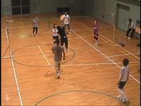 スパイクを打つつもりが・・・ 2007/09/15 07:06:17