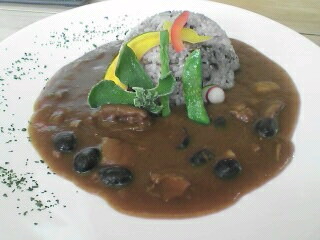 黒豆メロンカレー☆