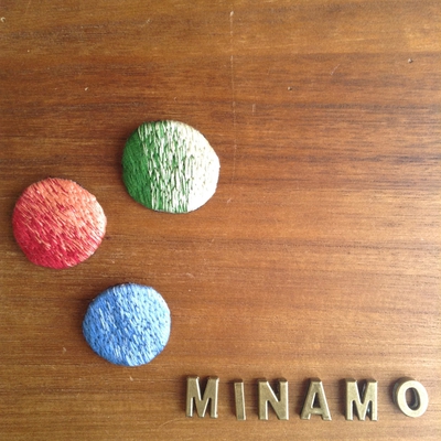【minamo】秋のブローチ