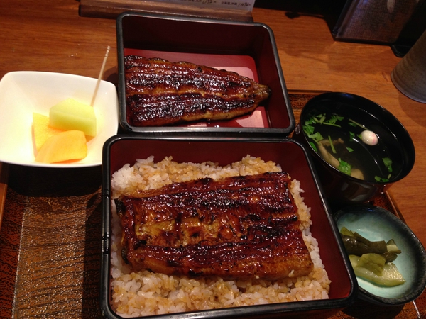 炭火焼うなぎ　松葉　さん　で　ランチ　☆