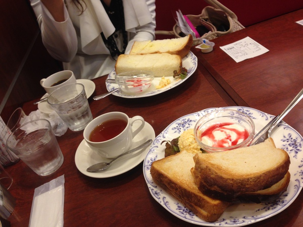 カフェジャンシアーヌ レジェ 　さんで　モーニング☆