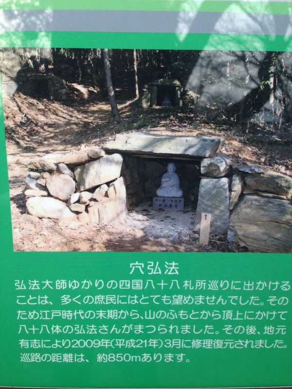 見影山弘法　　で　　八十八ヶ所巡り　　☆